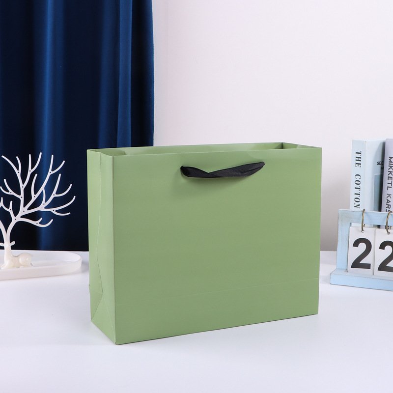 Custom Kraft Paper Shopping Bag with Logo Printing main image 19