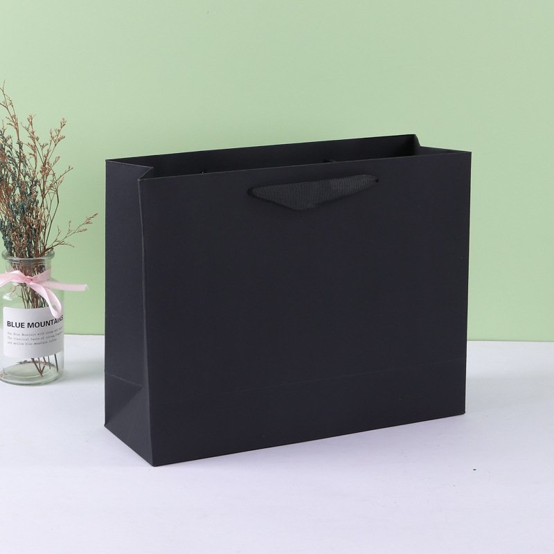 Custom Kraft Paper Shopping Bag with Logo Printing main image 26
