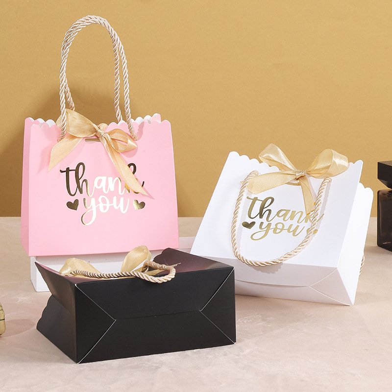 Bow-Decorated Paper Gift Bag for Favors and Candy main image 4