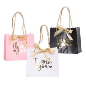 Bow-Decorated Paper Gift Bag for Favors and Candy main image 5